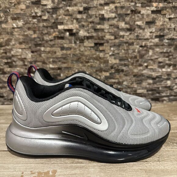 NEW Nike AIR MAX 720 GS METALLIC SILVER SHOES AQ3196-012 SIZE 4.5Y WOMEN'S SZ 6